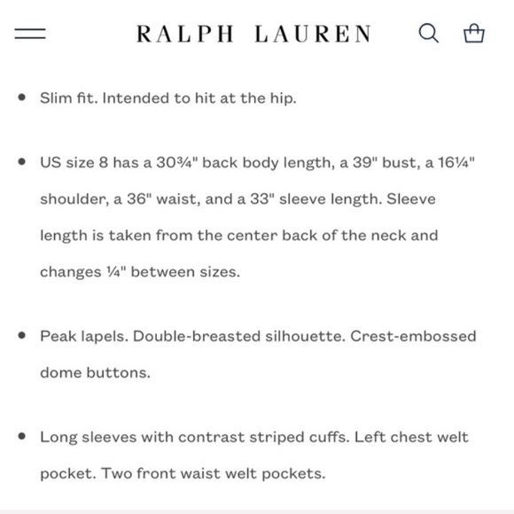 New Ralph Lauren Double Breasted Sequined Blazer - Picture 14 of 16